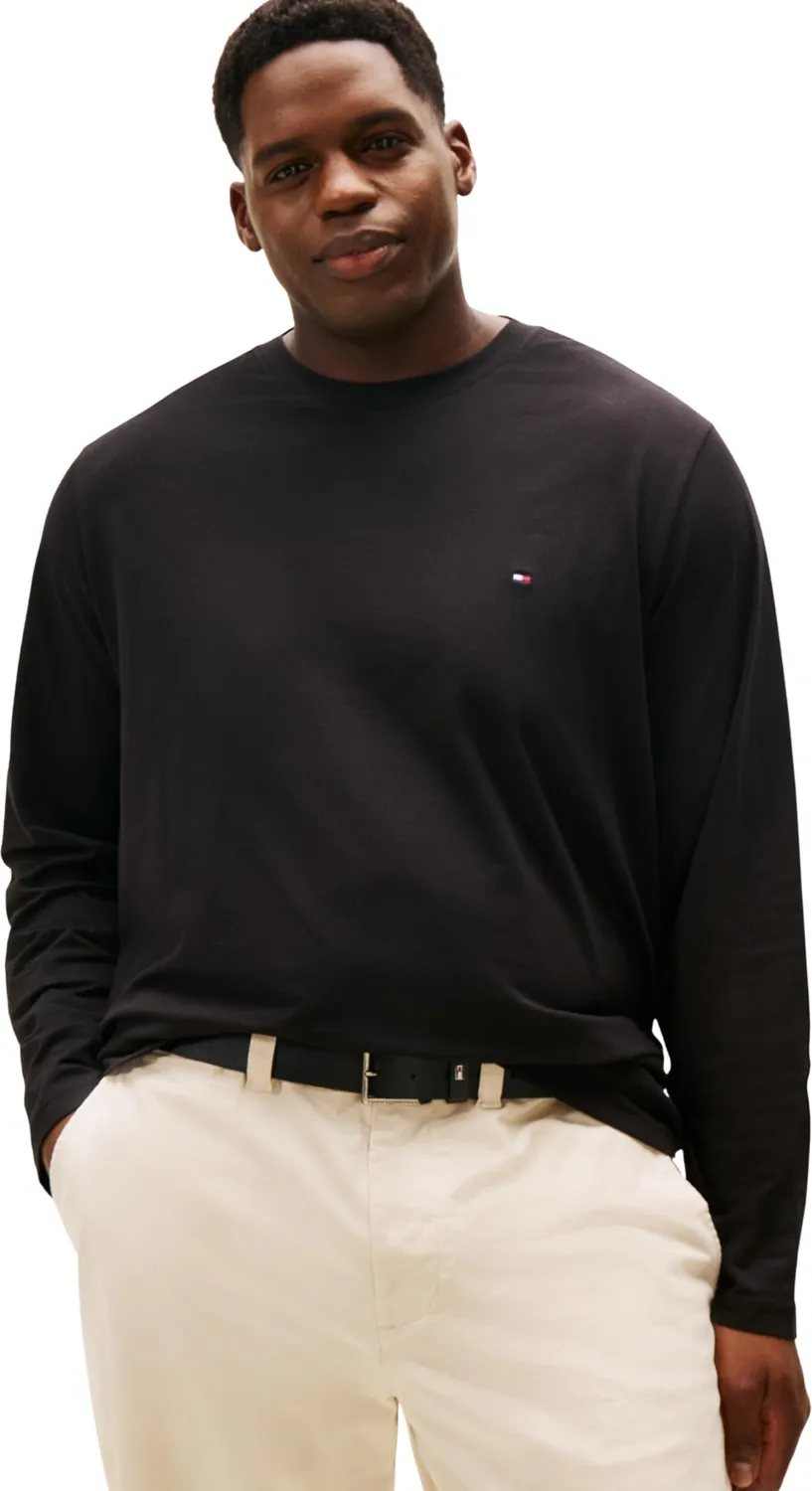 Tommy Hilfiger BT-Stretch MW0MW35060 maglietta manica lunga XXL nera