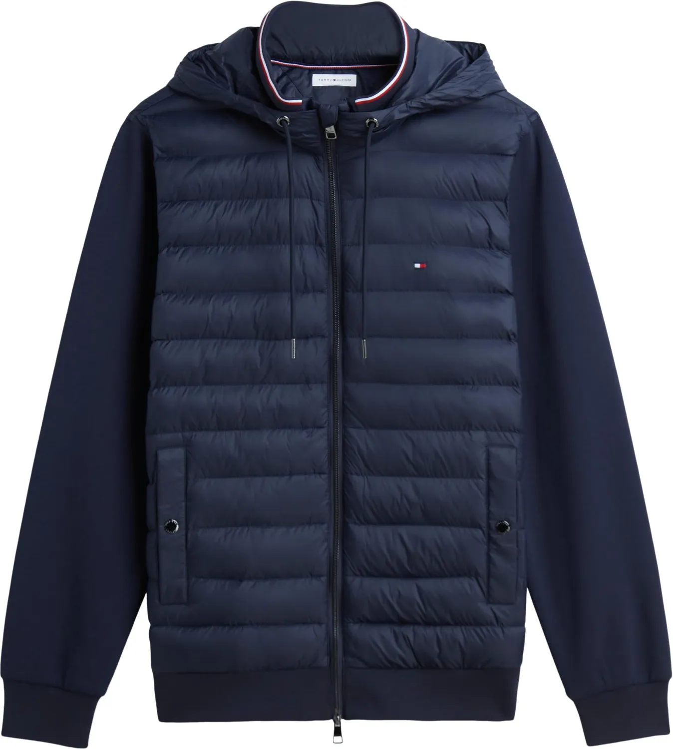 Tommy Hilfiger Mix Media RWB MW0MW44942 felpa uomo M cappuccio