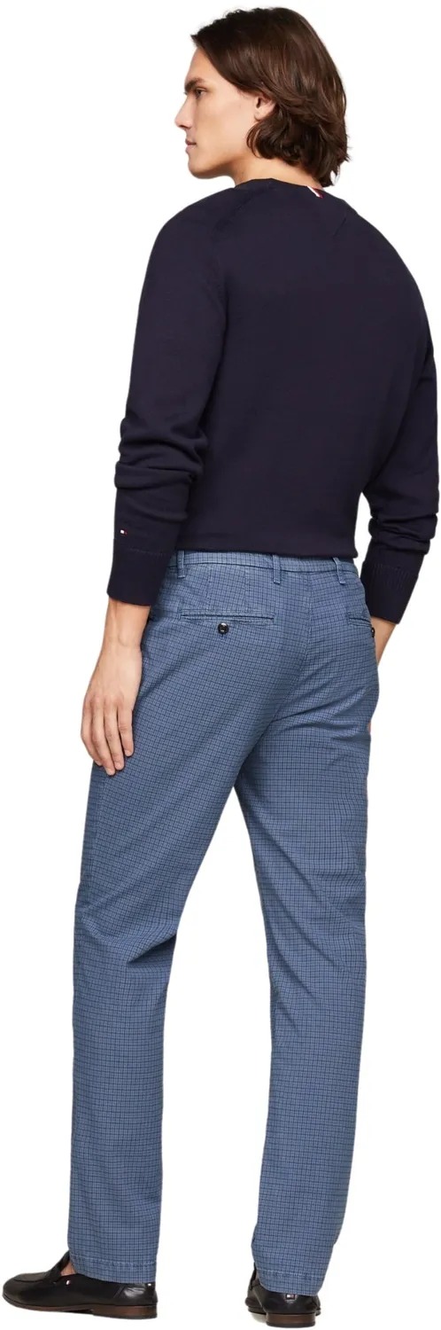 Tommy Hilfiger Denton chino straight uomo blu Aegean Sea