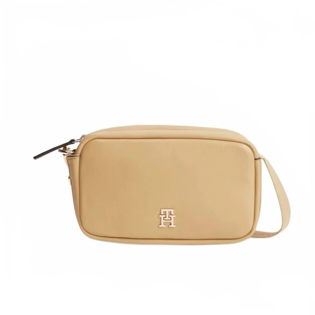 Tommy Hilfiger TH Logotape AW0AW18741 borsa donna kaki