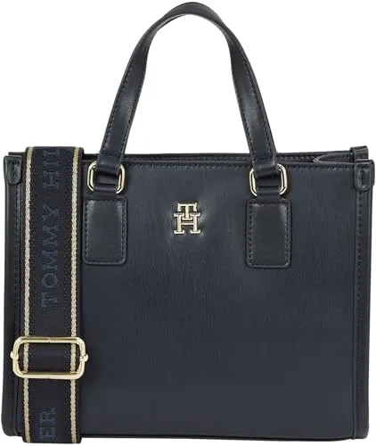 Tommy Hilfiger Monotype Mini Tote borsa donna blu