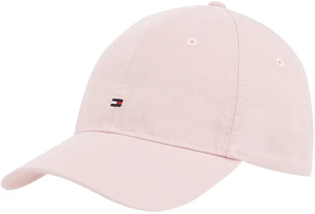 Tommy Hilfiger Essential Flag Soft cappellino cotone rosso