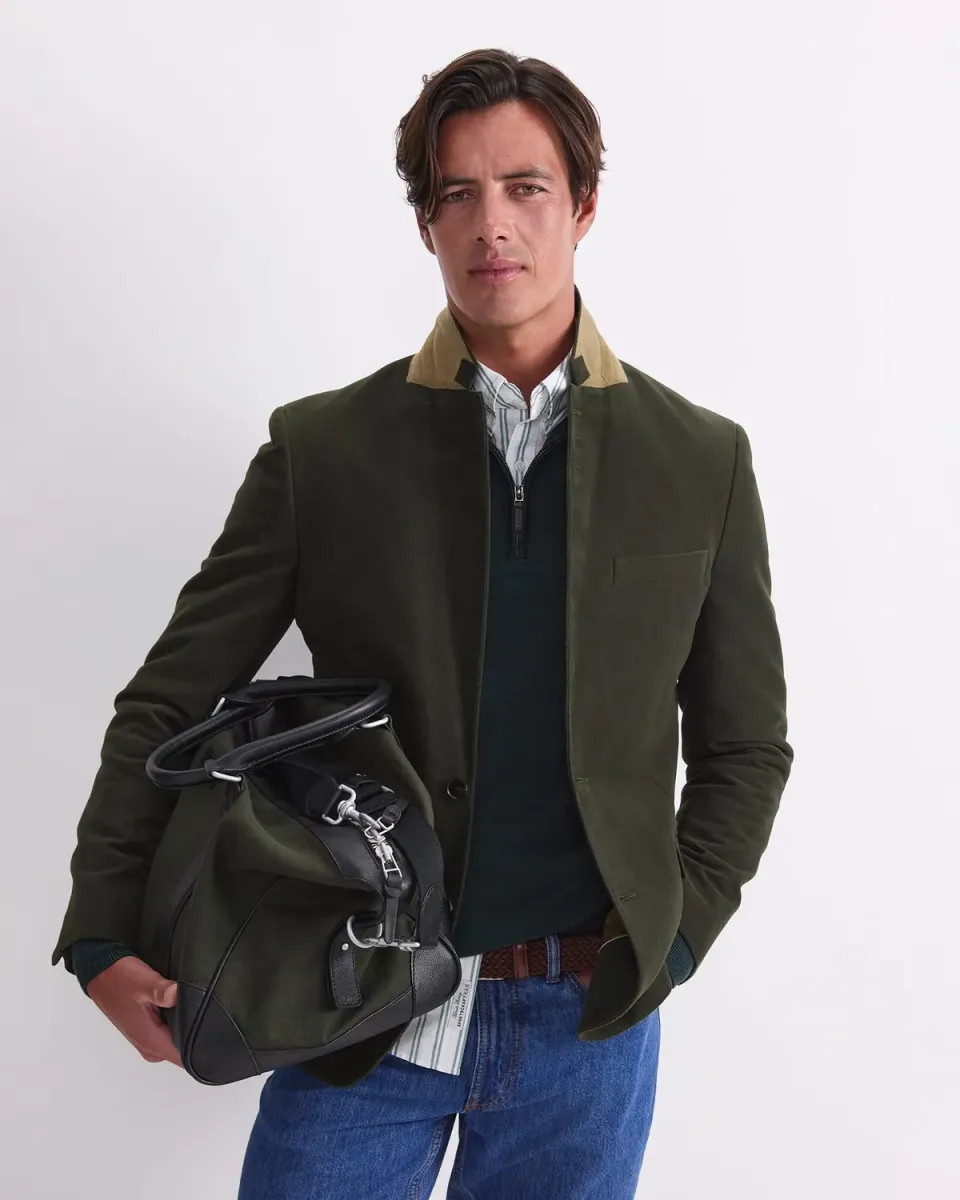 Sportscraft Italian Moleskin blazer donna 42 cotone