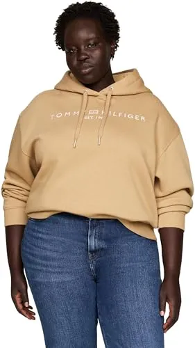 Tommy Hilfiger Logo Regular Fit felpa donna