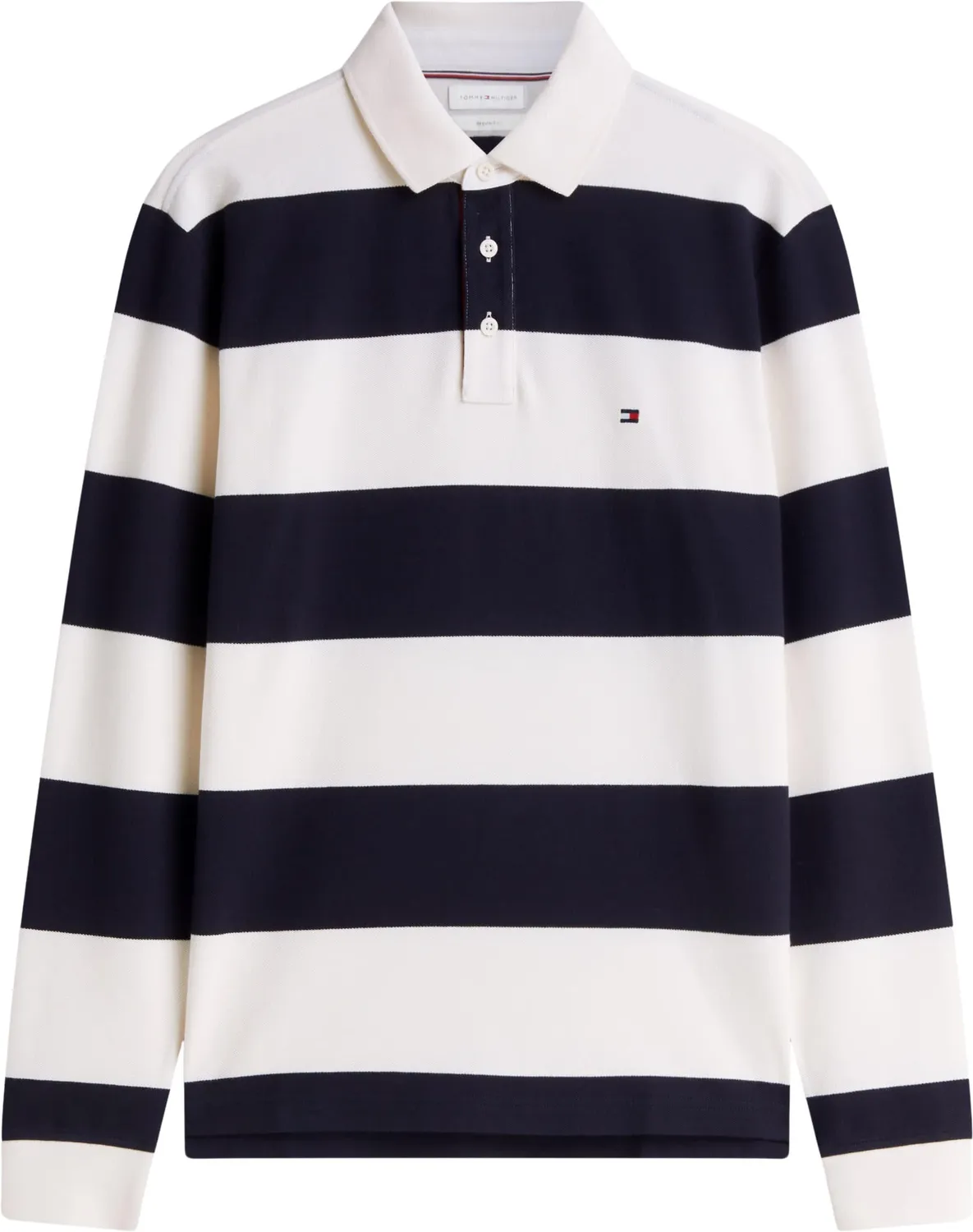 Tommy Hilfiger Rugby MW0MW44666 polo uomo maniche lunghe righe