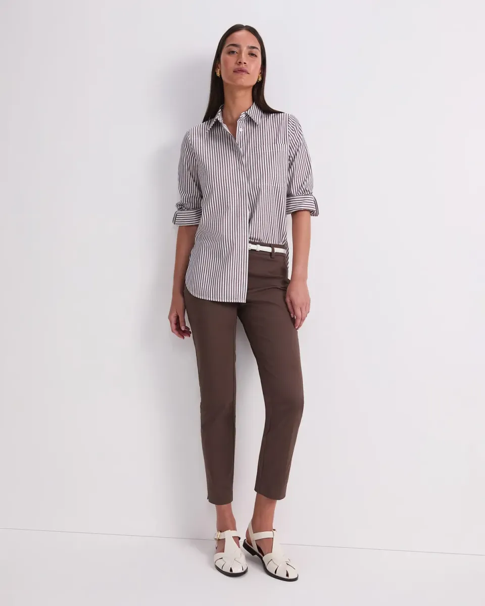 Sportscraft Priscilla Stripe camicia a righe relaxed donna