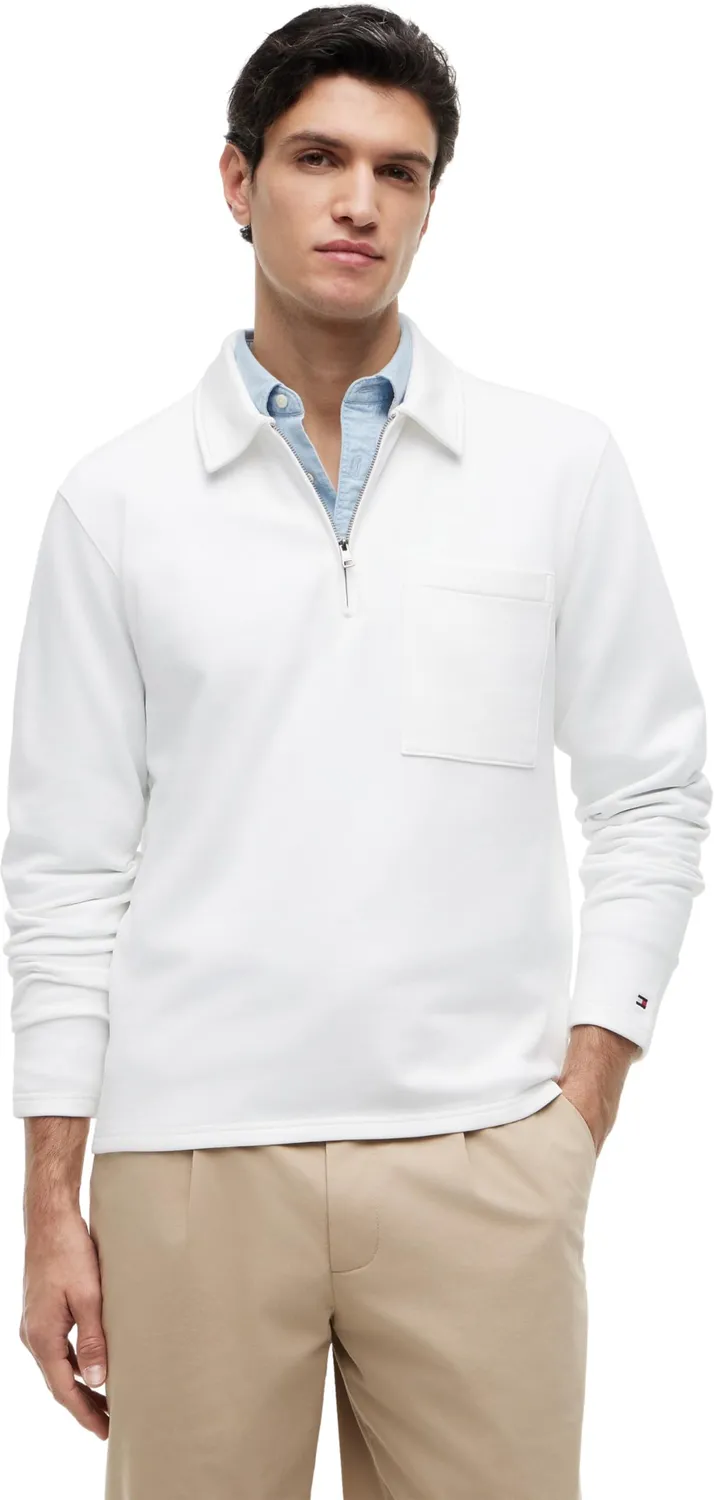 Tommy Hilfiger Essential Terry MW0MW43213 felpa uomo beige