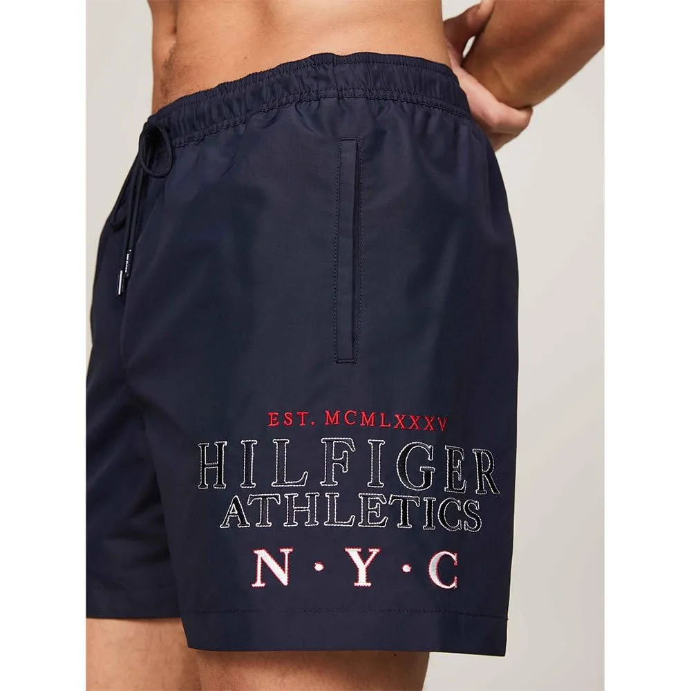 Tommy Hilfiger Drawstring costume mare uomo blu media