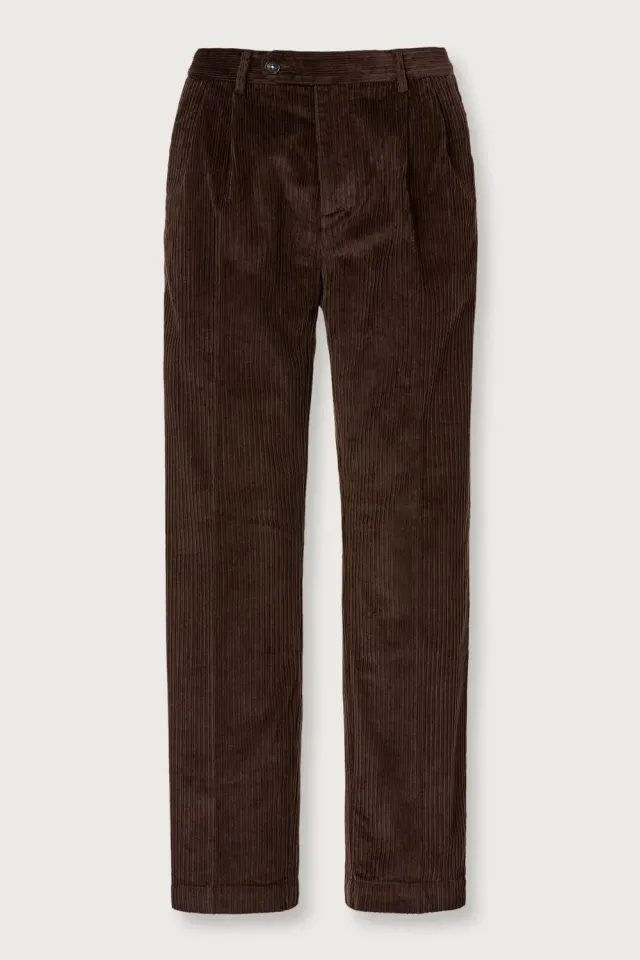 Massimo Alba Strallo2 pantaloni uomo darkwood velluto