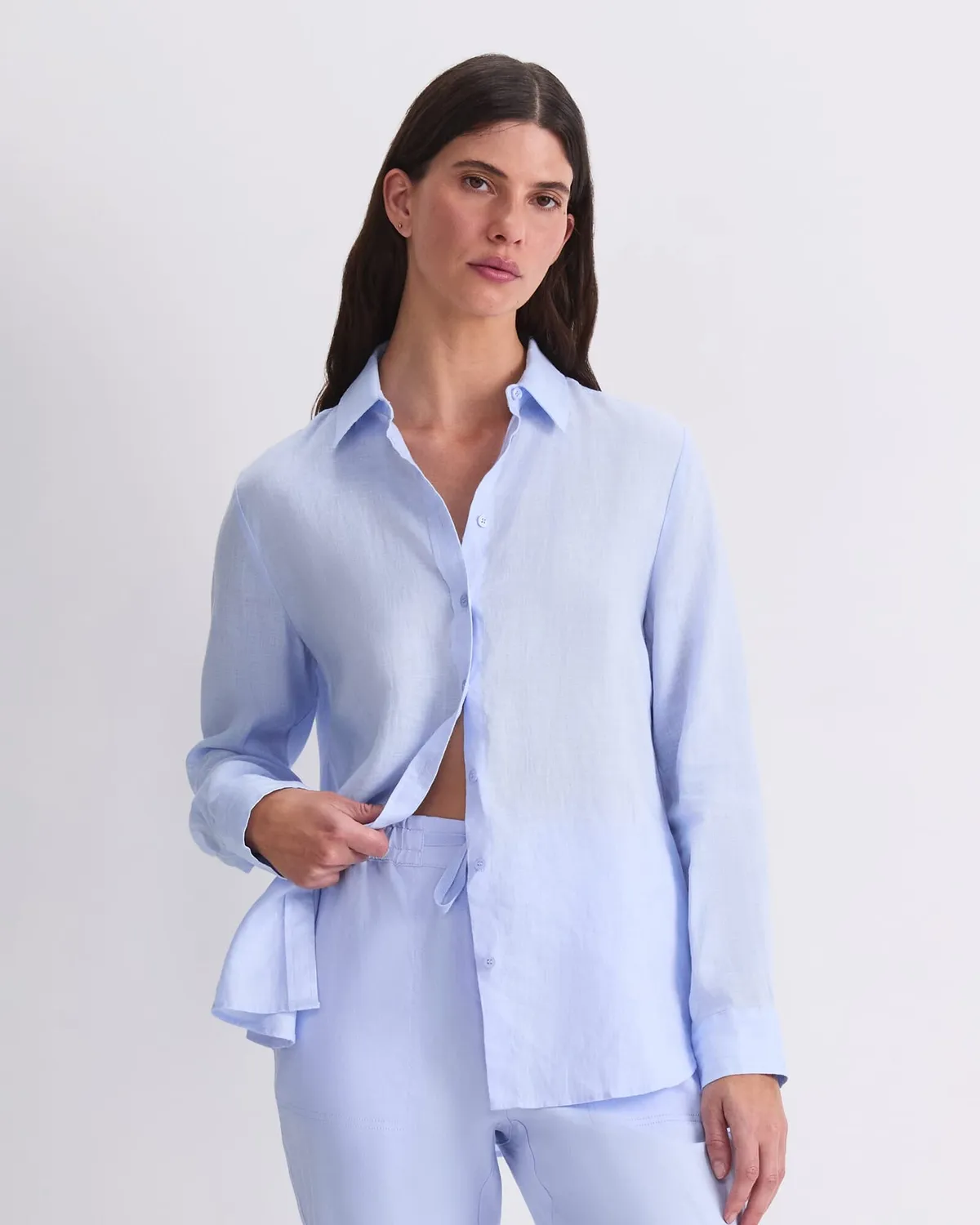 Sportscraft Dahlia camicia lino donna manica lunga