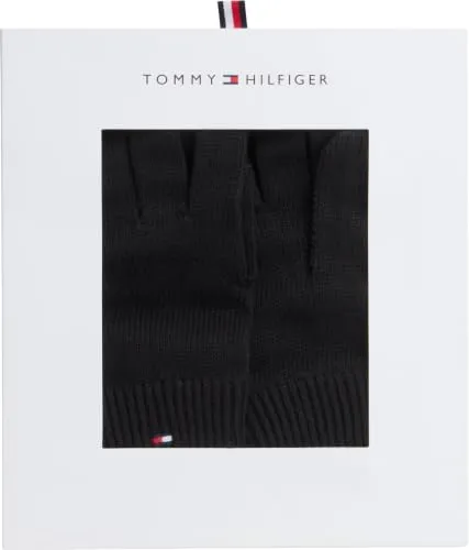 Tommy Hilfiger AM0AM14585 set berretto e guanti nero uomo