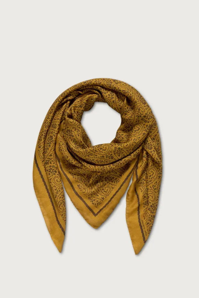 Massimo Alba Stole Stola Nugget Gold Cashmere Seta