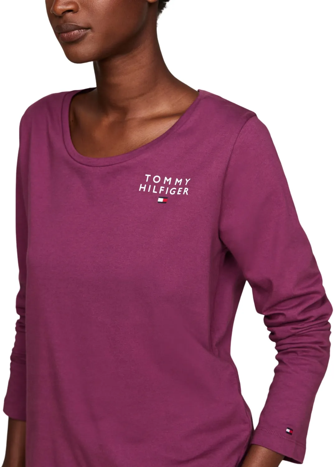 Tommy Hilfiger LS Tee UW0UW05224 maglietta donna M