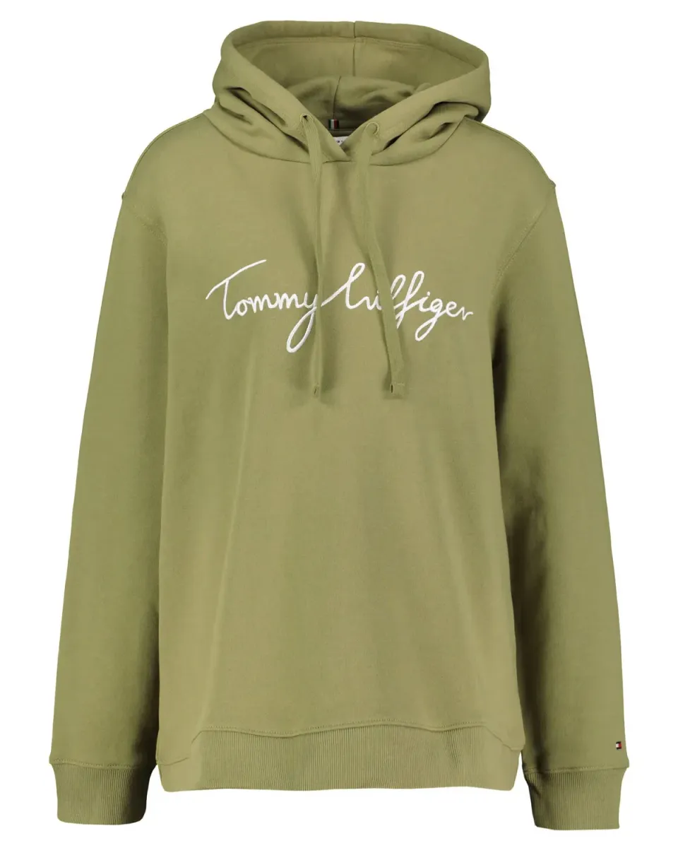 Tommy Hilfiger felpa donna con cappuccio classica