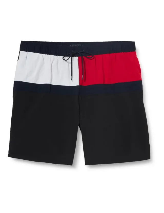 Tommy Hilfiger Long Drawstring Pantaloncino Mare Uomo nero