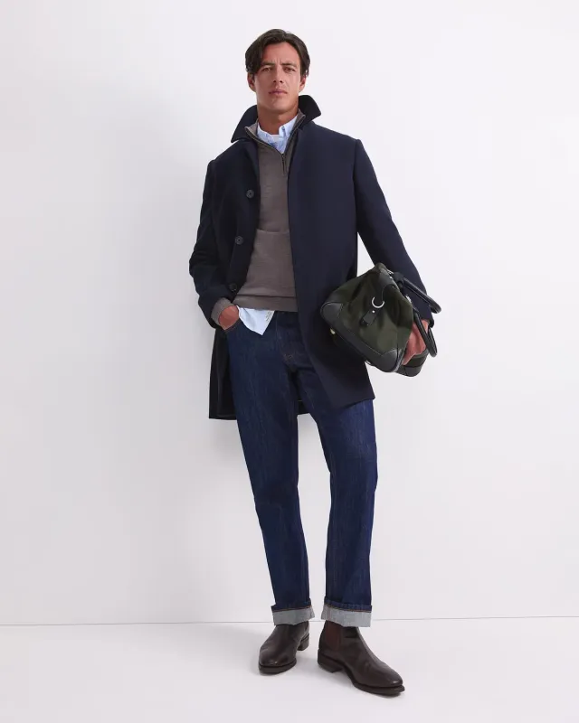Sportscraft Micah Double Faced cappotto lana check