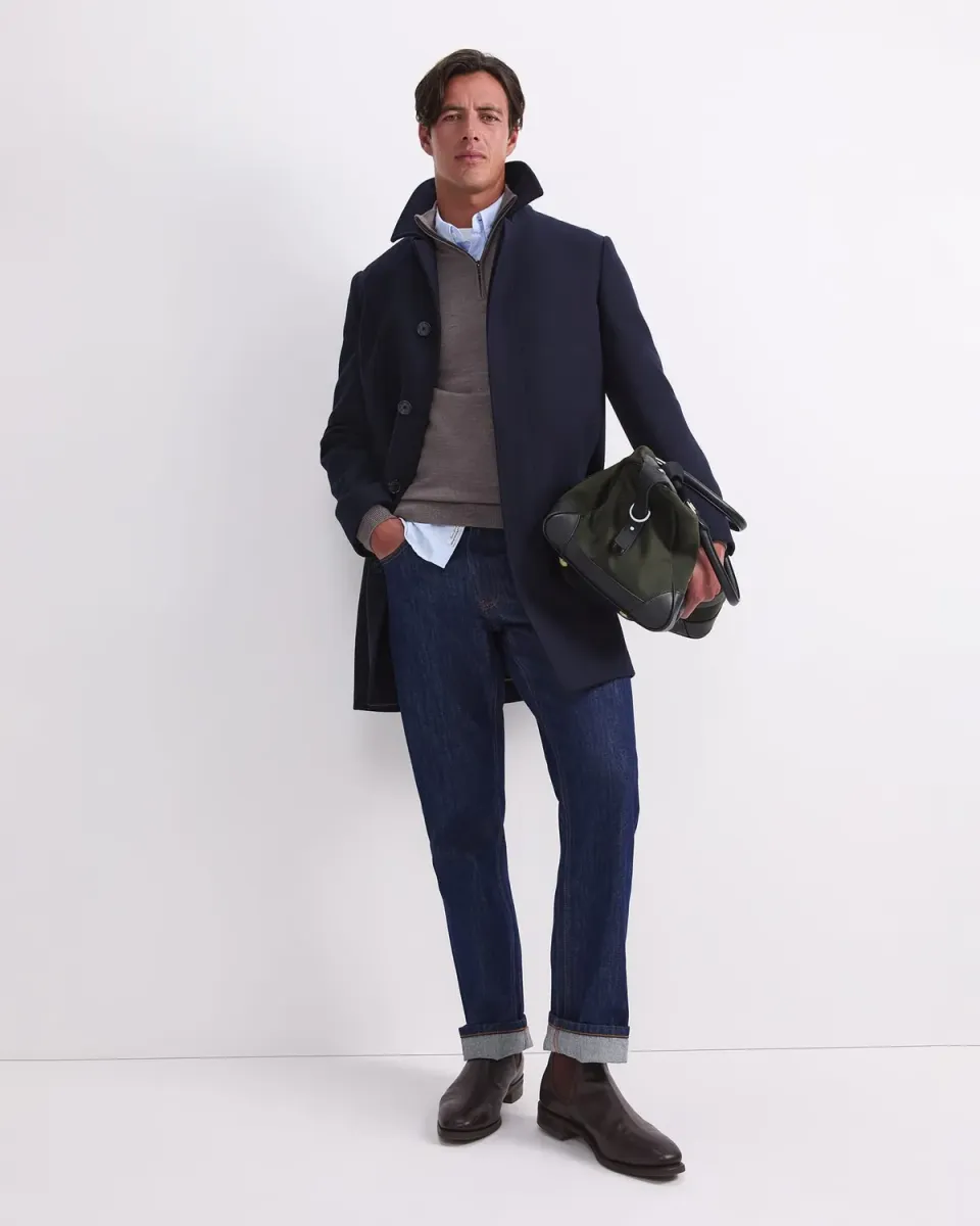 Sportscraft Micah Double Faced cappotto lana check