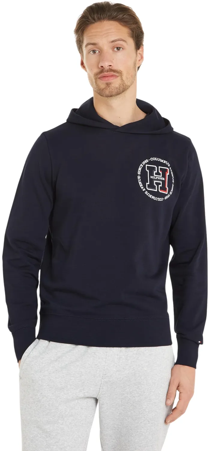 Tommy Hilfiger Felpa con Cappuccio Uomo Primary Red felpa rossa