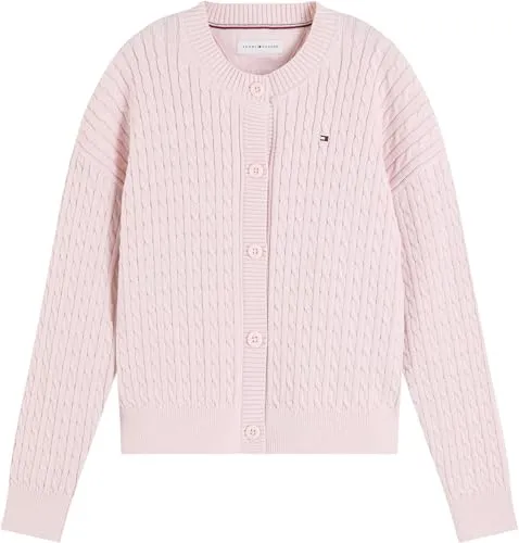 Tommy Hilfiger Cable KG0KG09076 cardigan bambina 14 anni trecce