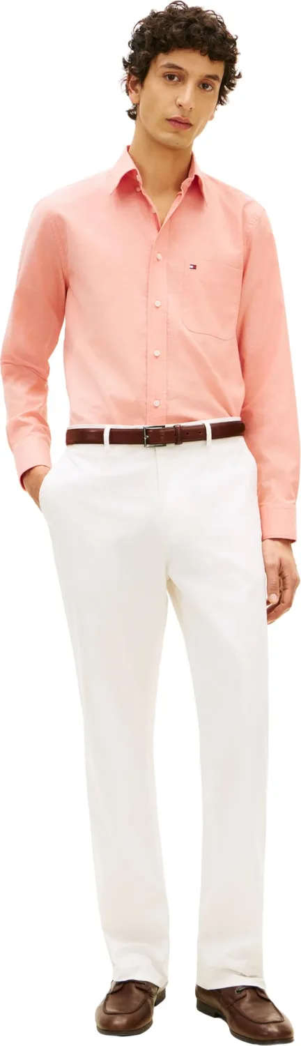 Tommy Hilfiger Light Oxford MW0MW42287 Camicia uomo cotone