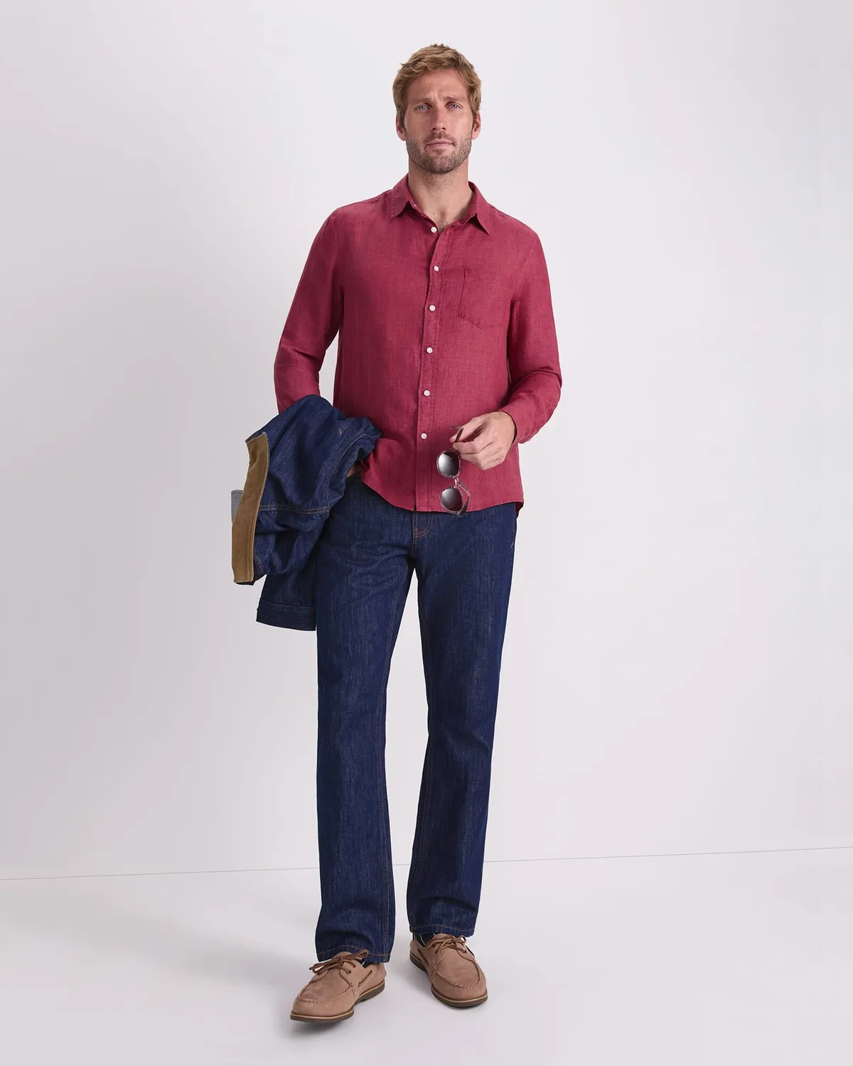 Sportscraft Linen Delave camicia lino manica lunga