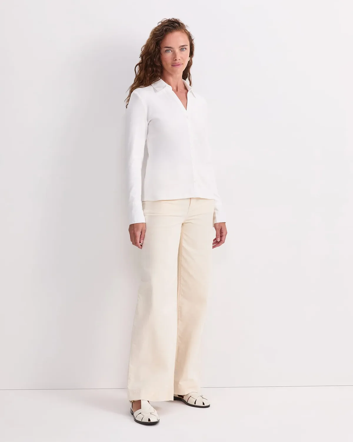 Sportscraft Catherine Rib Camicia Donna Costina Elasticizzata