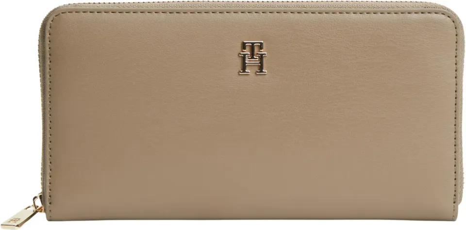 Tommy Hilfiger TH Icon AW0AW17744 Portafoglio Donna Khaki Large