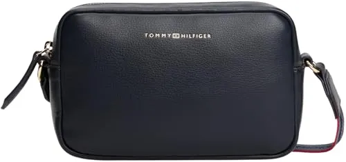 Tommy Hilfiger Logotape Camera borsa a tracolla con zip