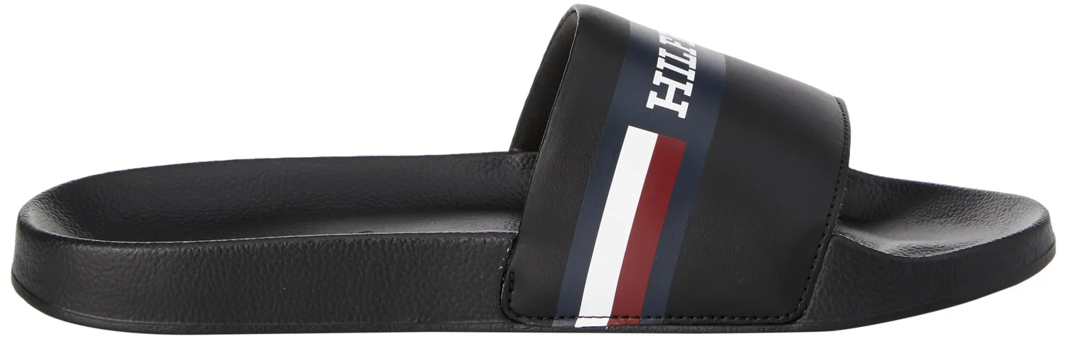 Tommy Hilfiger Corporate Pool Slide FM0FM04911 Ciabatta Uomo Nero