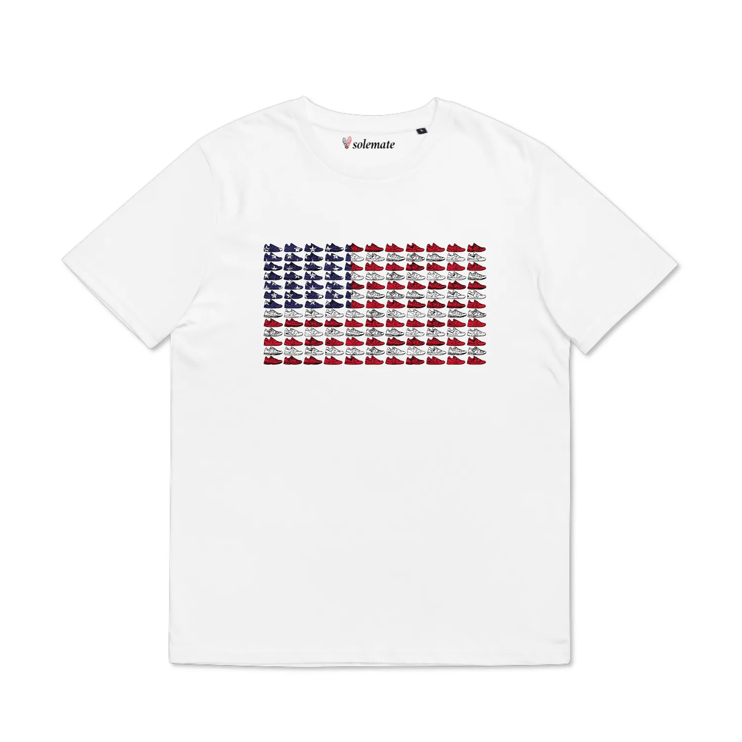 Solemate Made in USA t-shirt bianca cotone organico