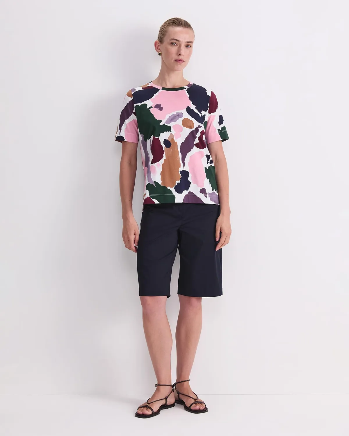 Sportscraft Leah t-shirt cotone mercerizzato fantasia donna