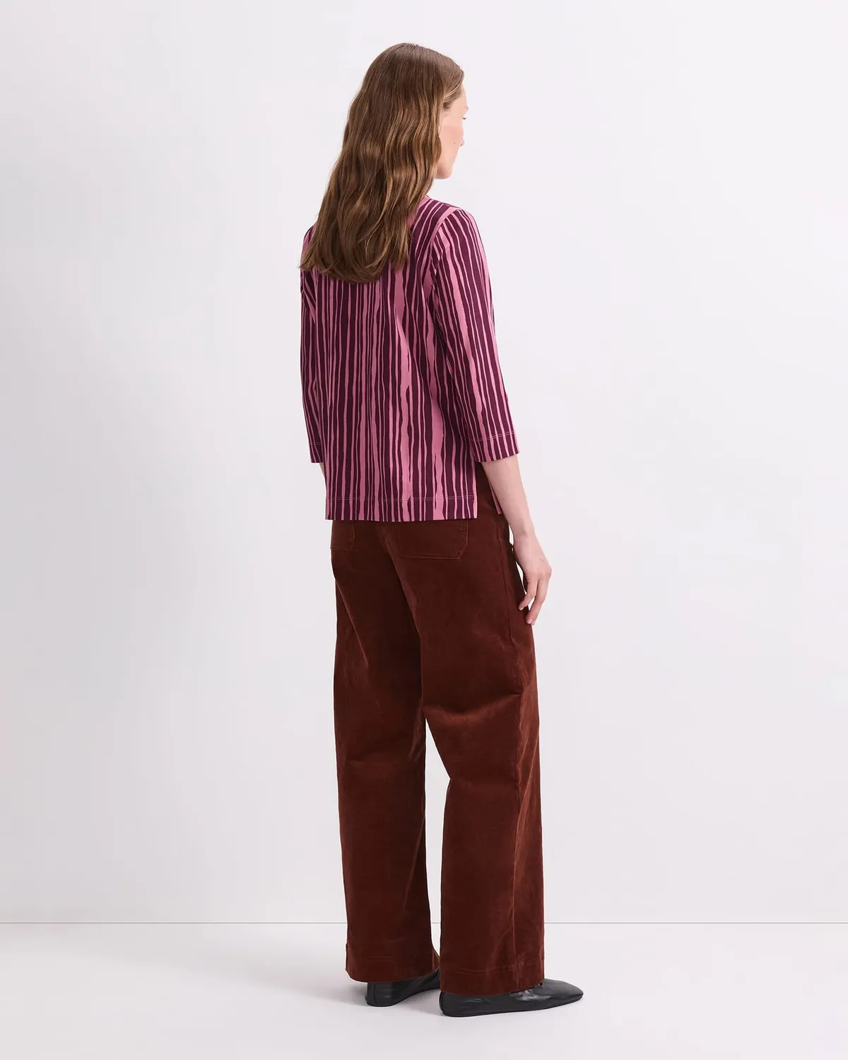 Sportscraft Stripe maglia maniche 3/4 righe