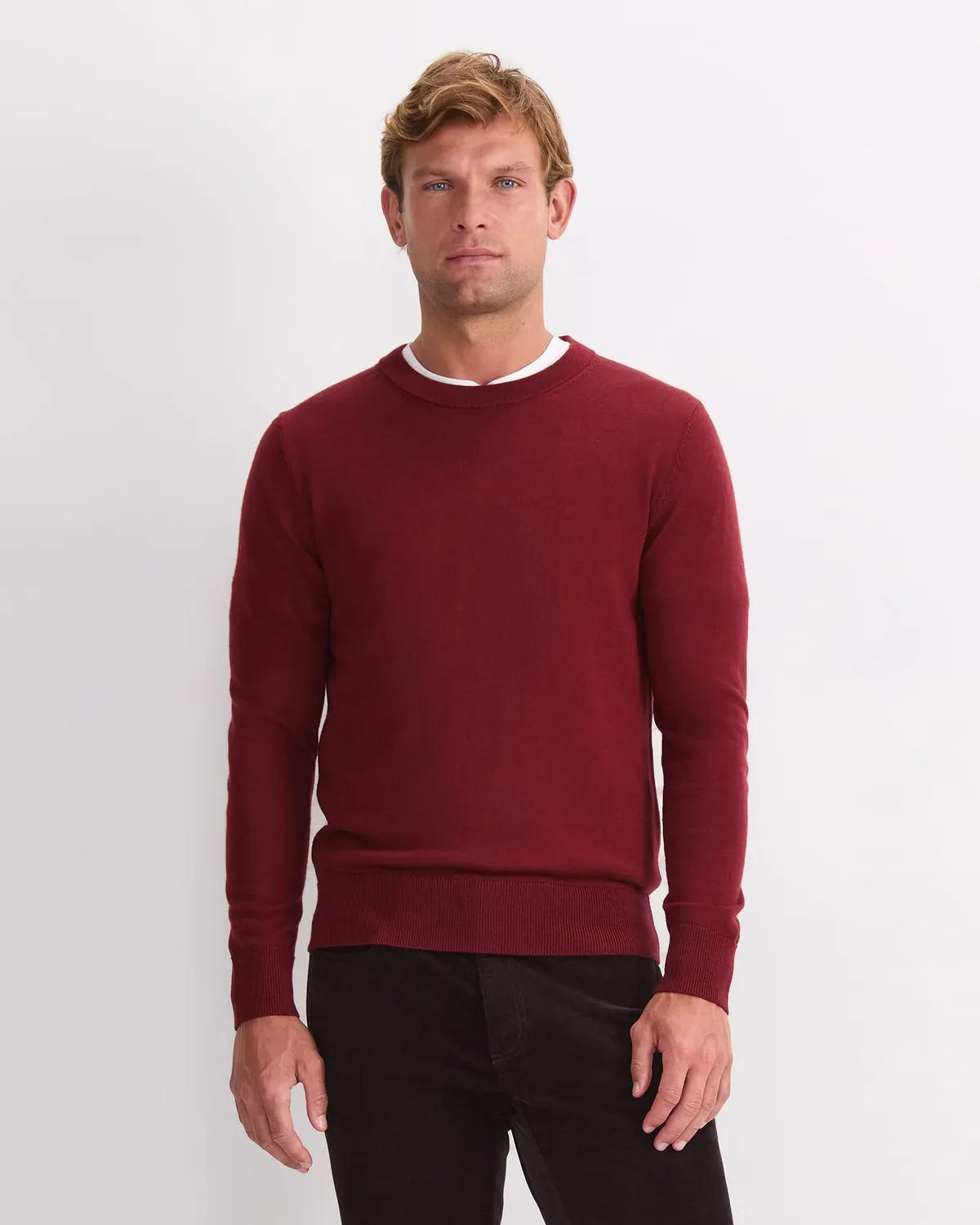 Sportscraft Merino maglione girocollo lana