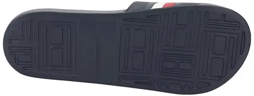 Tommy Hilfiger Pool Slide ciabatte uomo 40 nero branding