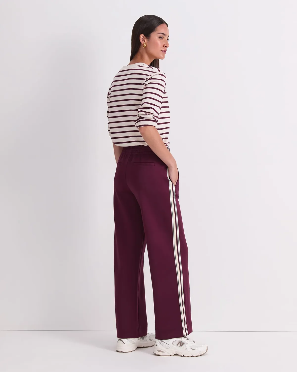 Sportscraft Lina Trackpant pantaloni donna doppio jersey piega