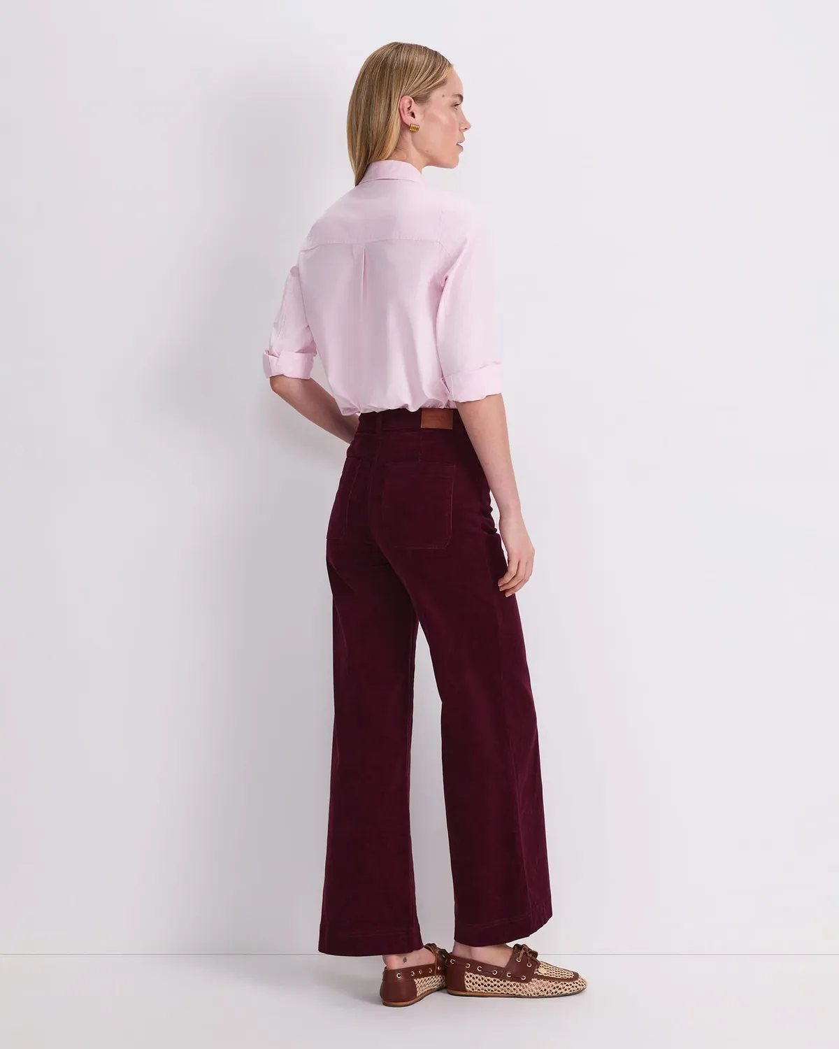 Sportscraft Cleo Cord Wide Leg 121410 jeans donna velluto