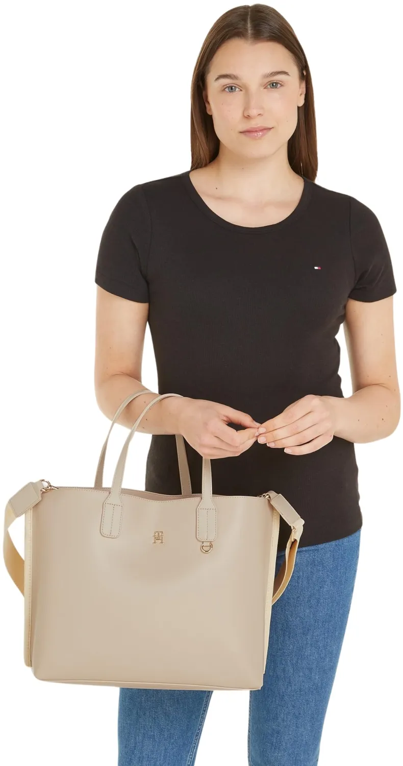 Tommy Hilfiger Iconic AW0AW15692 tracolla donna beige