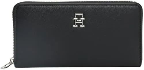 Tommy Hilfiger TH Essential Portafoglio Donna Nero AW0AW16093