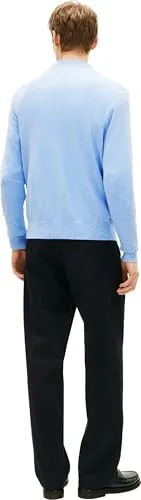 Tommy Hilfiger Maglione Uomo Girocollo L Blu Vessel Blue