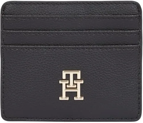 Tommy Hilfiger Soft Logotape Piccolo portacarte nero unico