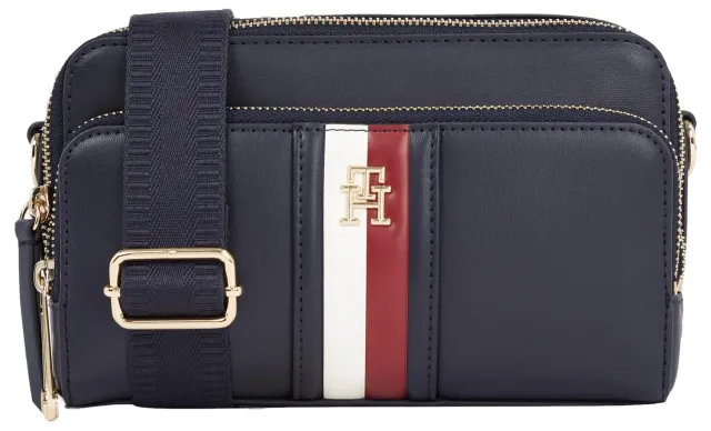 Tommy Hilfiger Iconic Camera Bag Media borsa Global Stripes