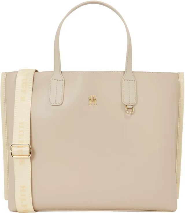 Tommy Hilfiger Iconic AW0AW15692 tracolla donna beige