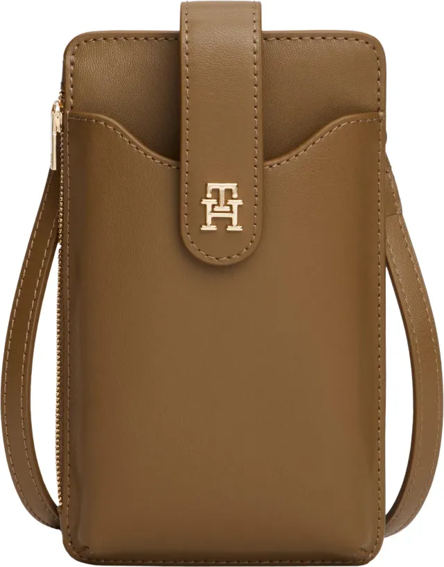 Tommy Hilfiger TH Icon portafoglio AW0AW18137 telefono beige