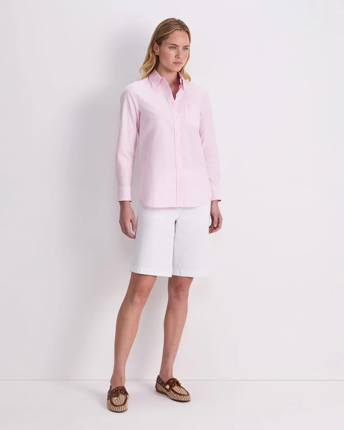 Sportscraft Long Sleeve Oxford Shirt camicia manica lunga cotone