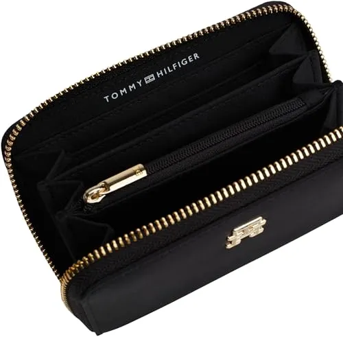Tommy Hilfiger Poppy portafoglio donna zip nero
