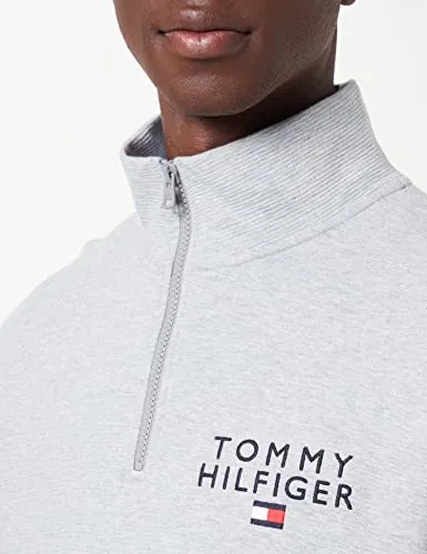 Tommy Hilfiger Mezza Zip Felpa Uomo M con cerniera