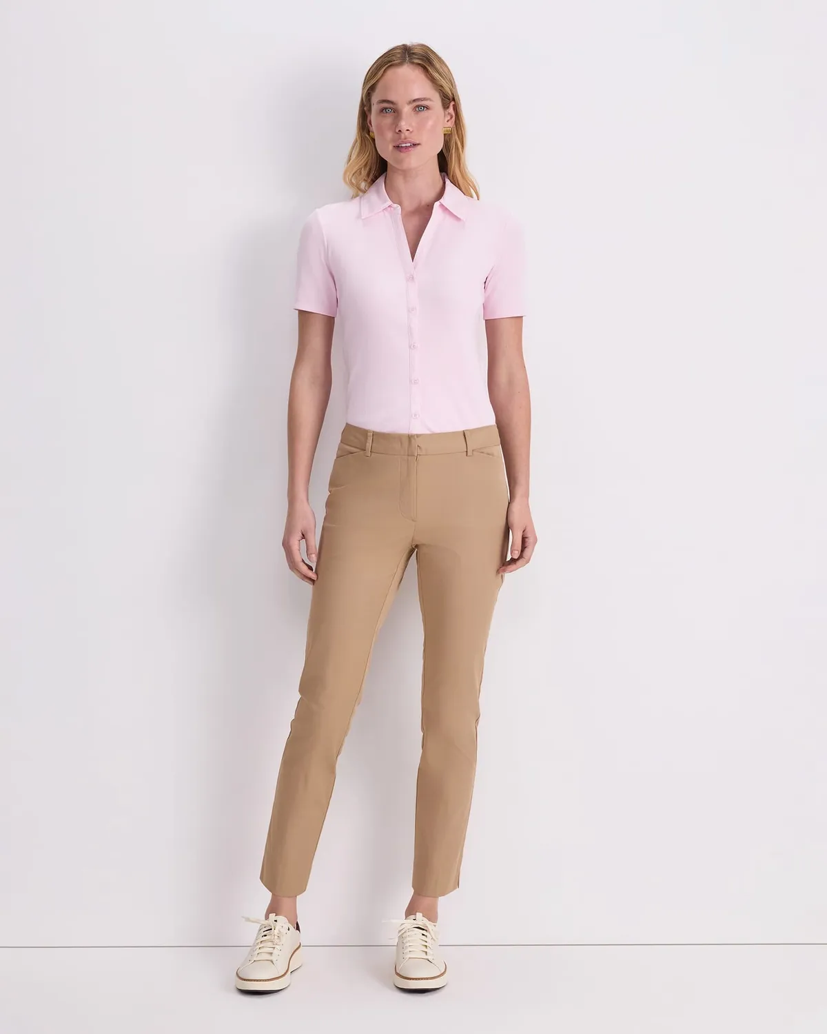 Sportscraft Evie Straight Capri pantaloni donna cotone elasticizzato
