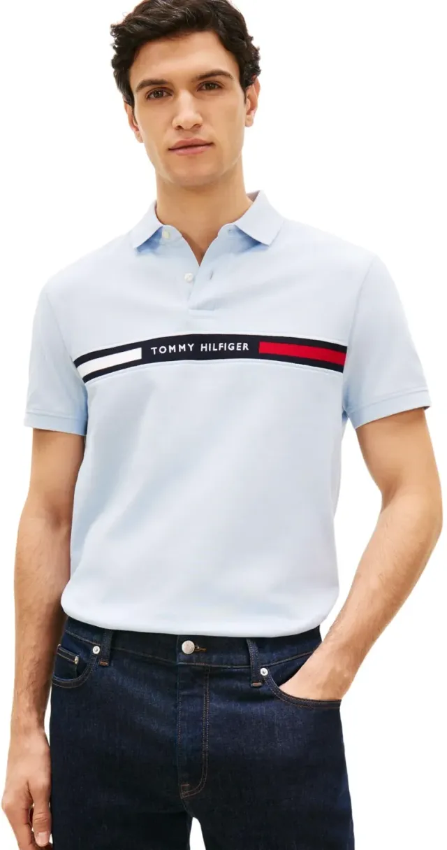 Tommy Hilfiger polo uomo maniche corte regular fit cotone