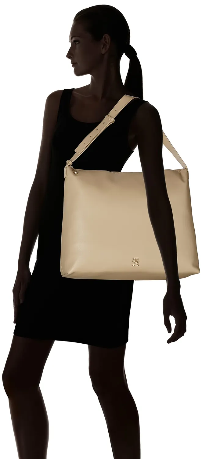 Tommy Hilfiger Th Casual Hobo AW0AW14508 borsa beige