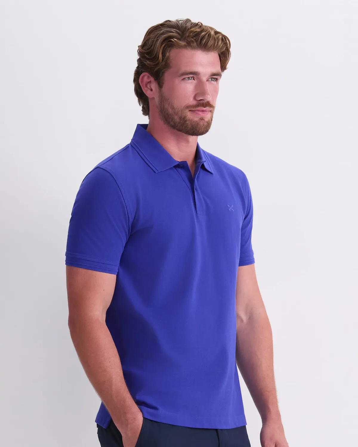 Sportscraft SC Pique Polo uomo cotone garment wash